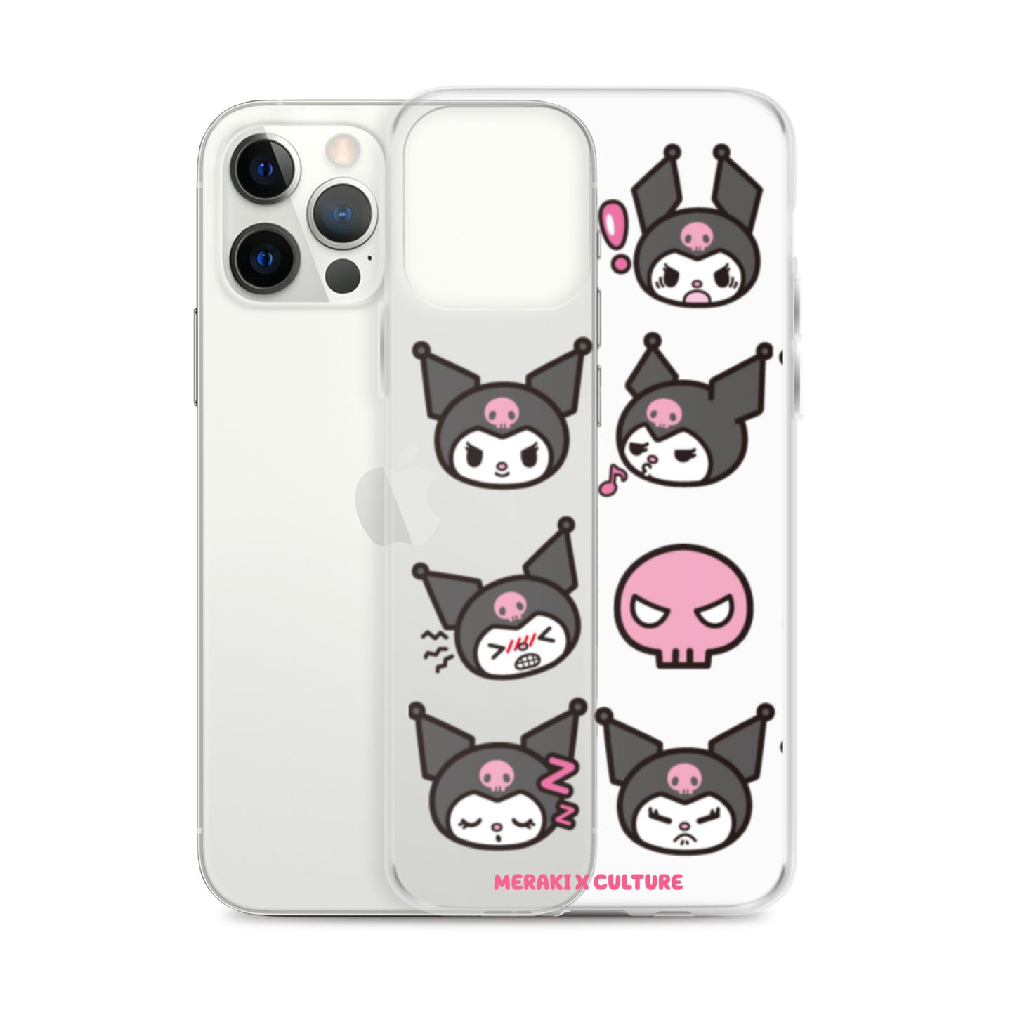 Kuromi Clear Phone Case