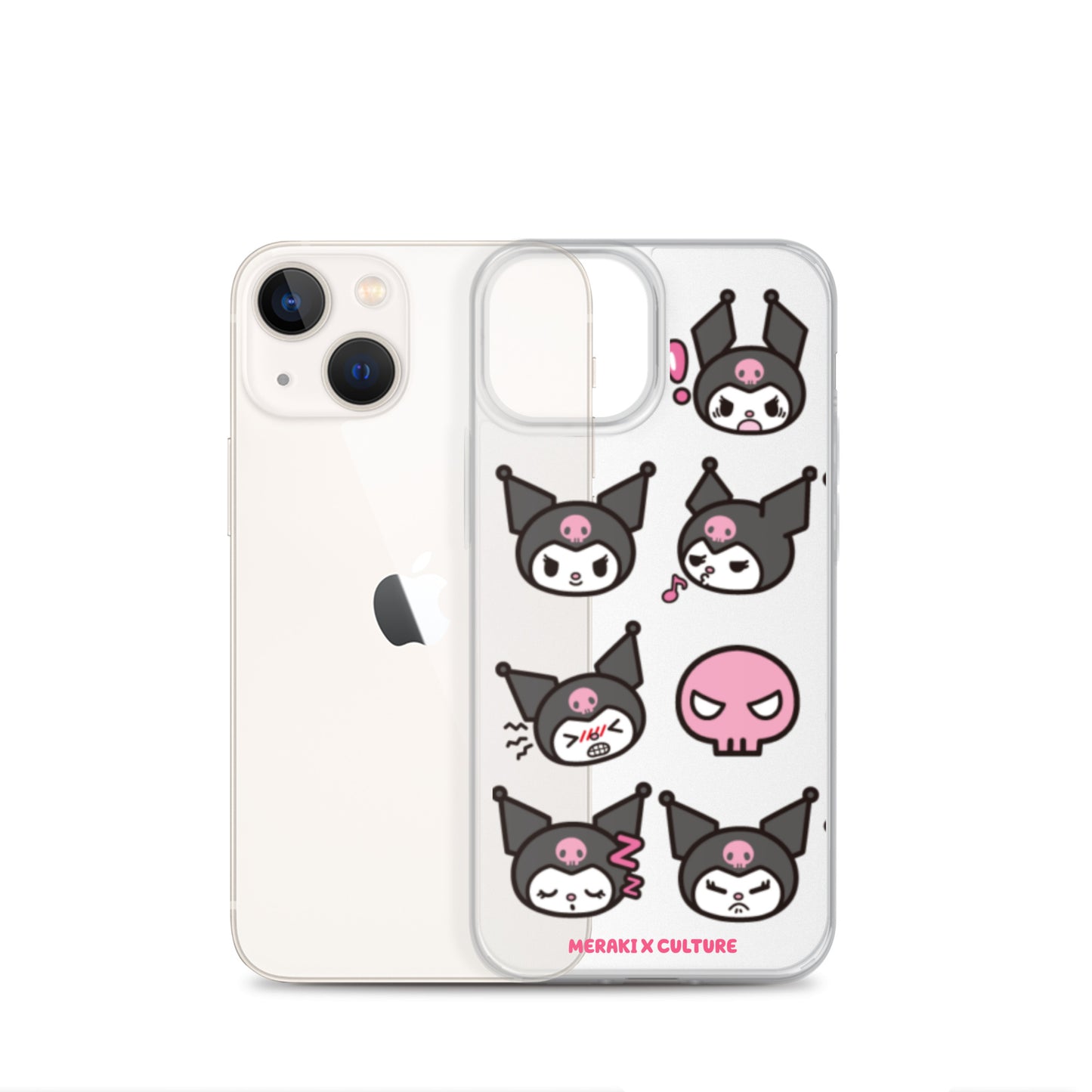 Kuromi Clear Phone Case