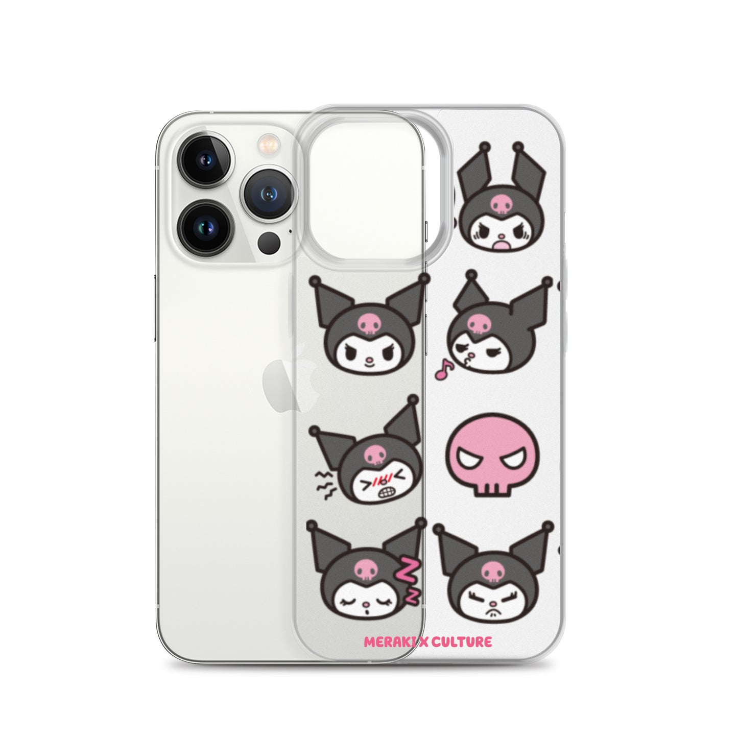 Kuromi Clear Phone Case