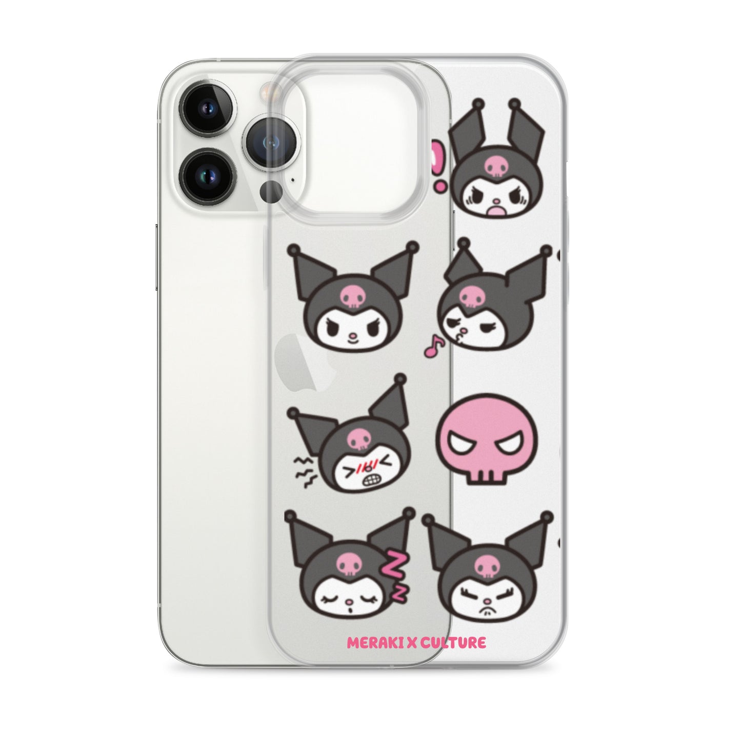 Kuromi Clear Phone Case