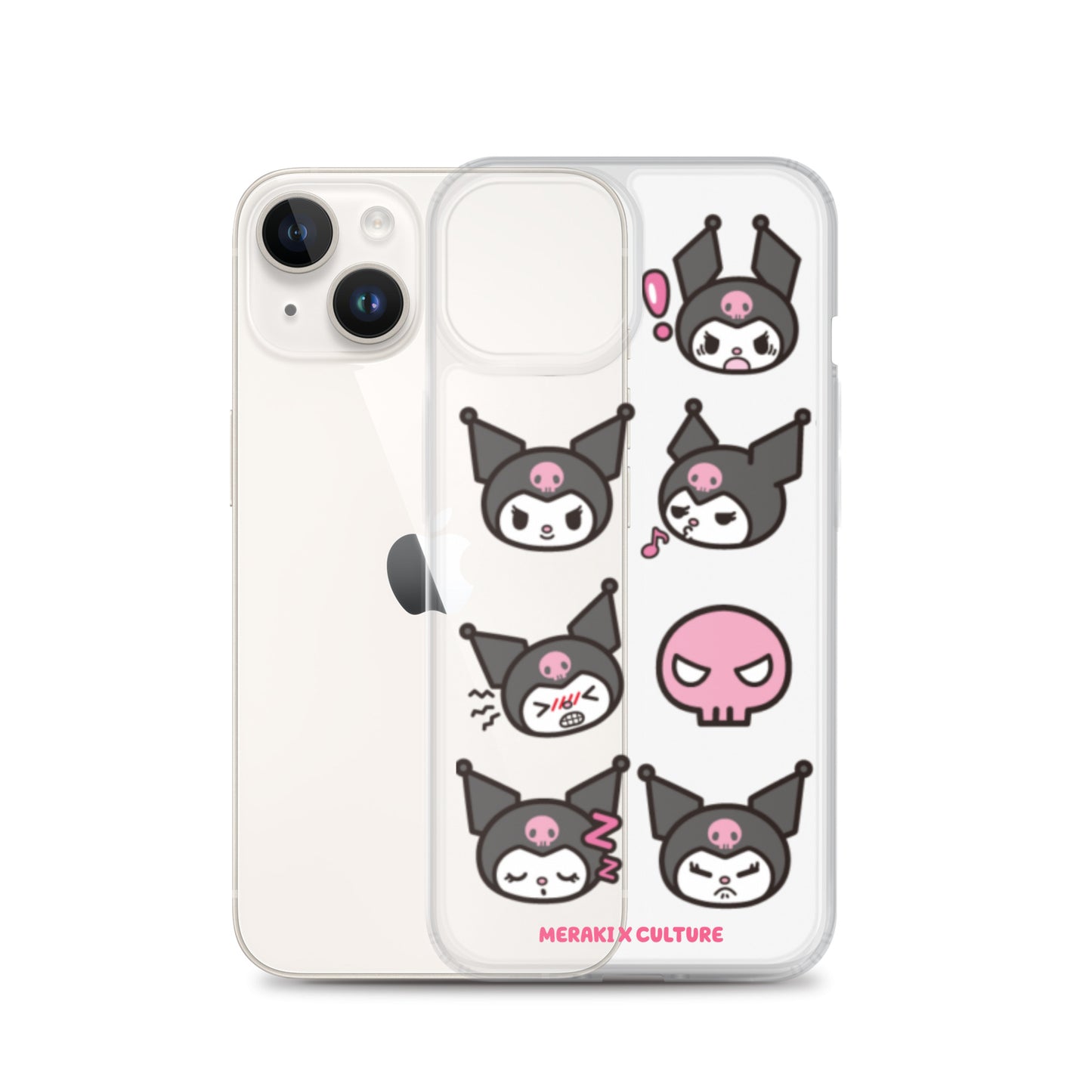 Kuromi Clear Phone Case