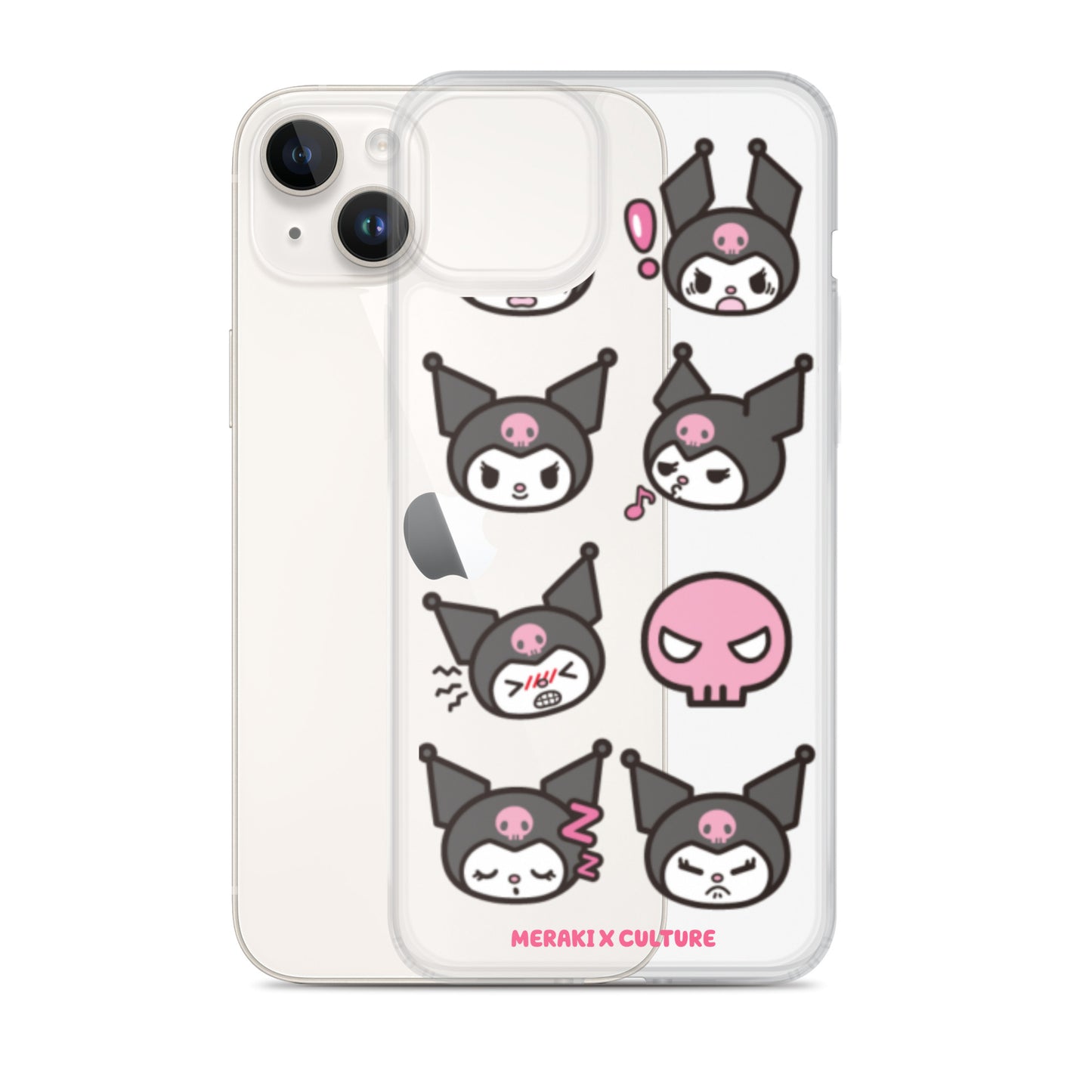 Kuromi Clear Phone Case