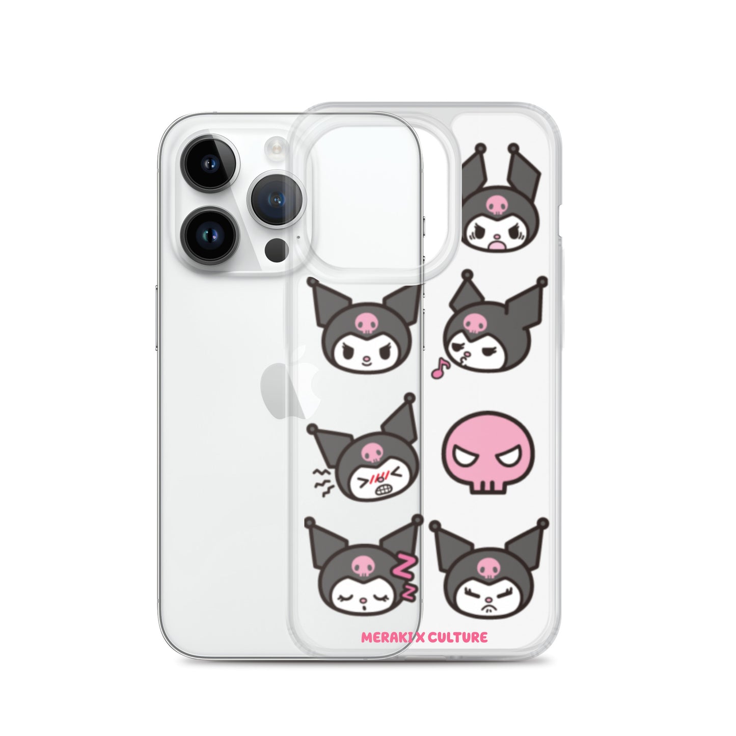 Kuromi Clear Phone Case