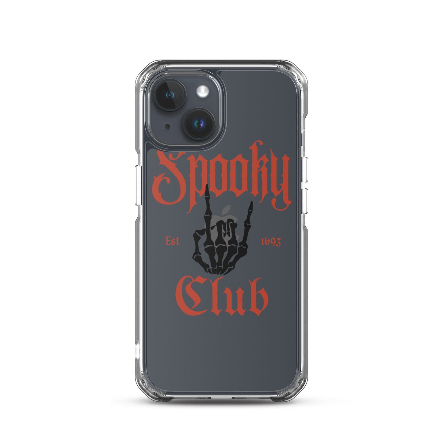 Spooky Club Clear iPhone Case