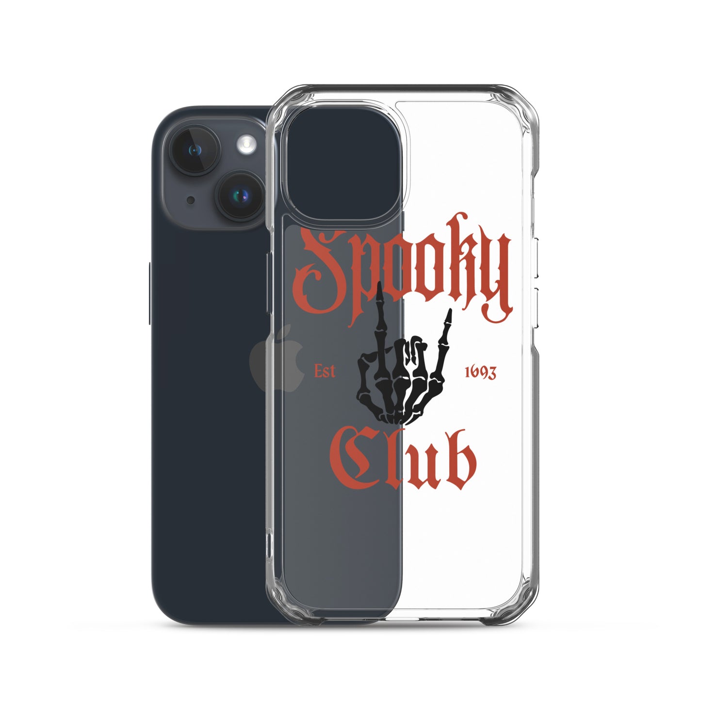 Spooky Club Clear iPhone Case