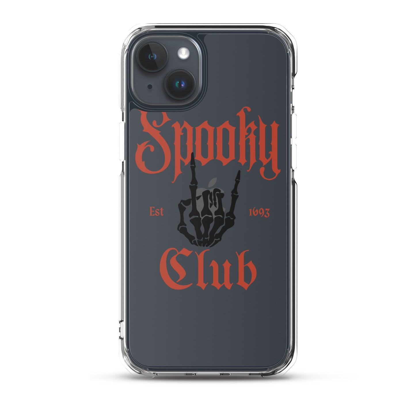 Spooky Club Clear iPhone Case