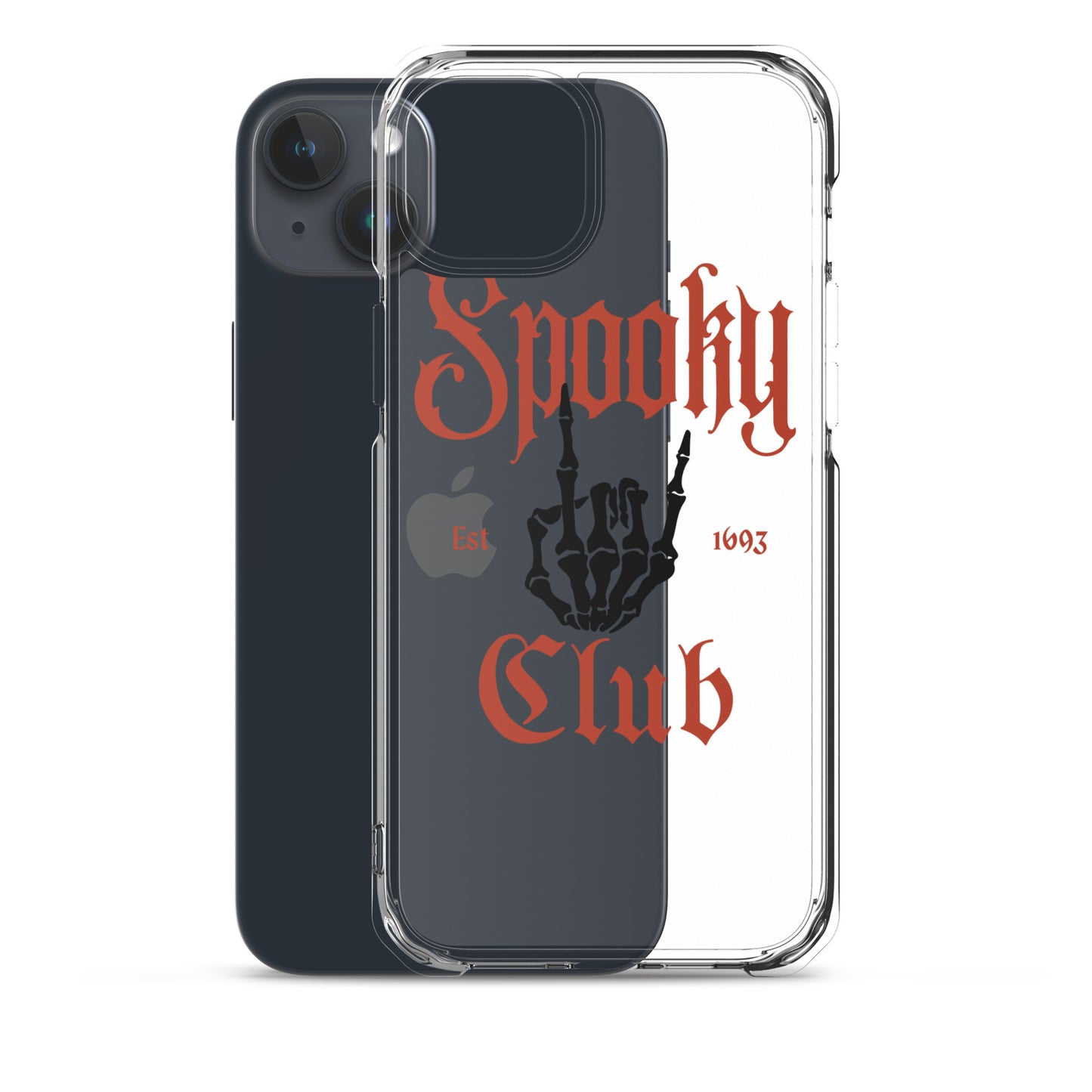 Spooky Club Clear iPhone Case