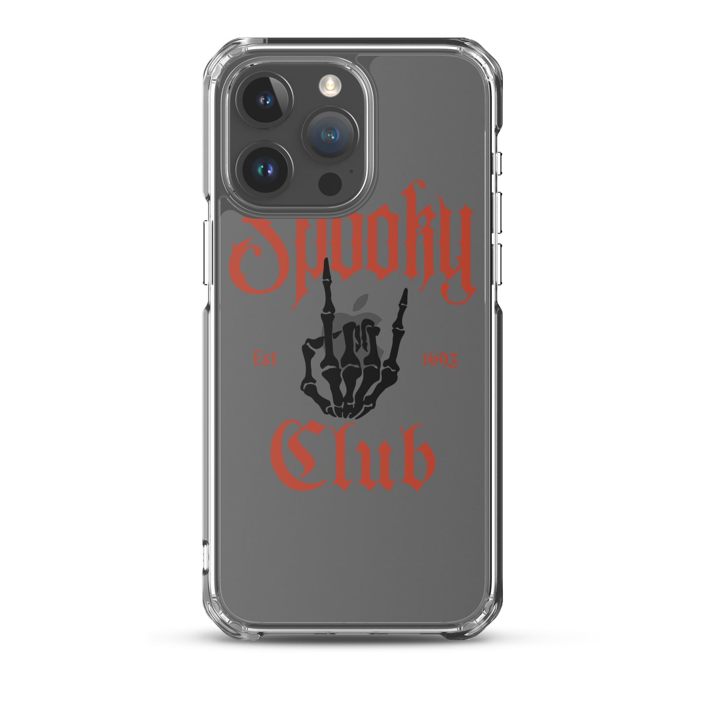 Spooky Club Clear iPhone Case