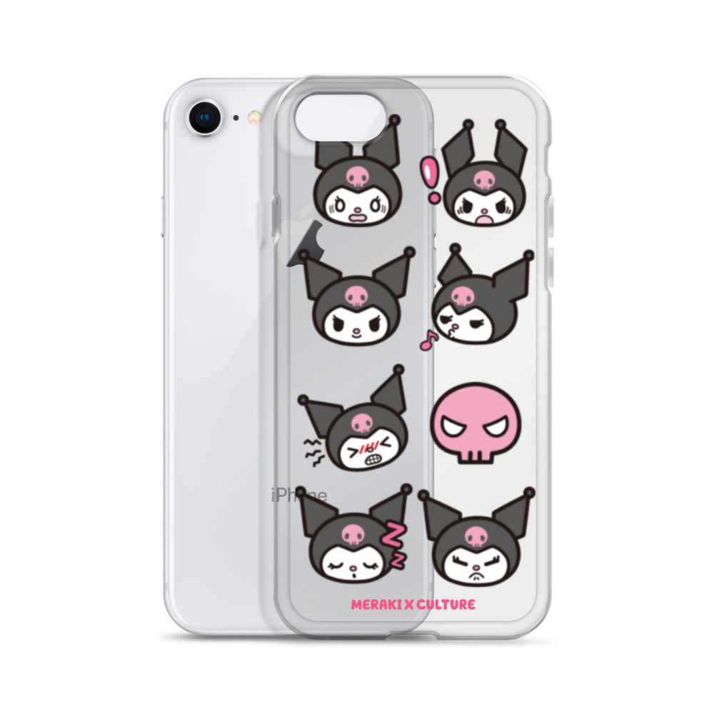 Kuromi Clear Phone Case