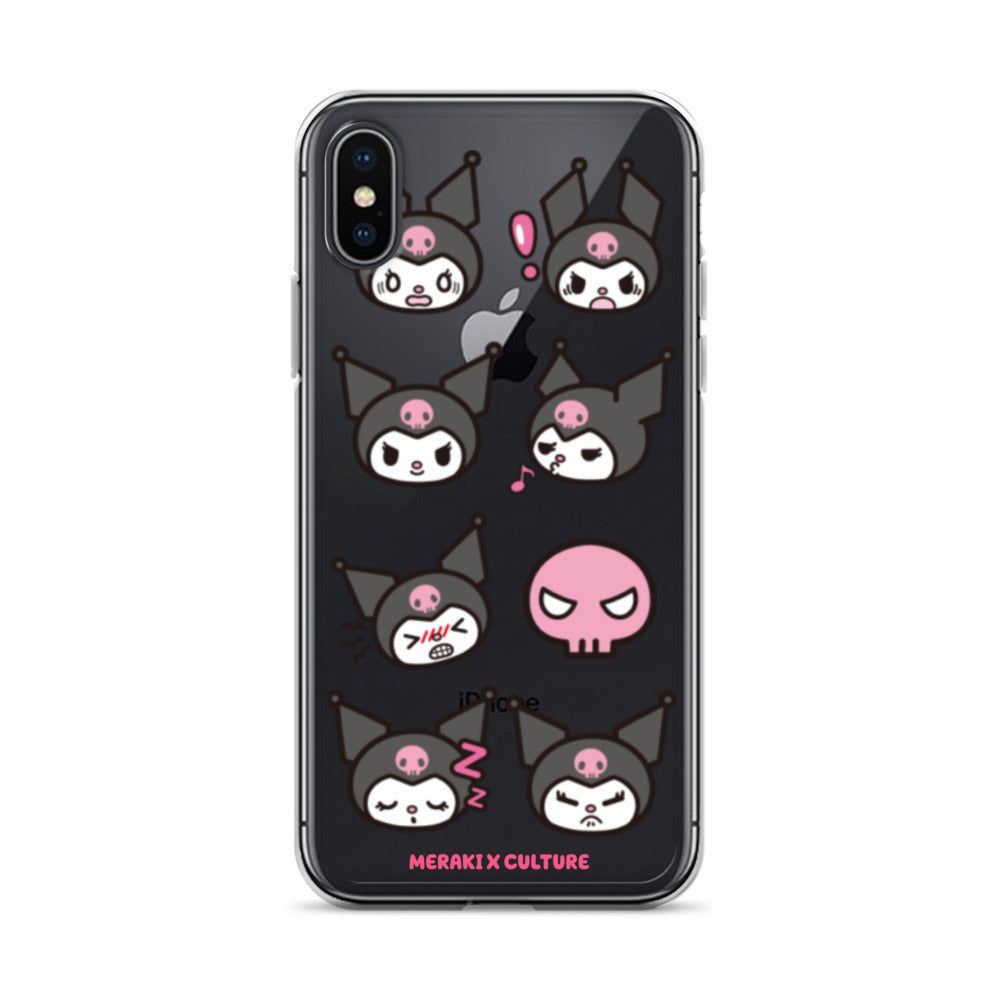 Kuromi Clear Phone Case