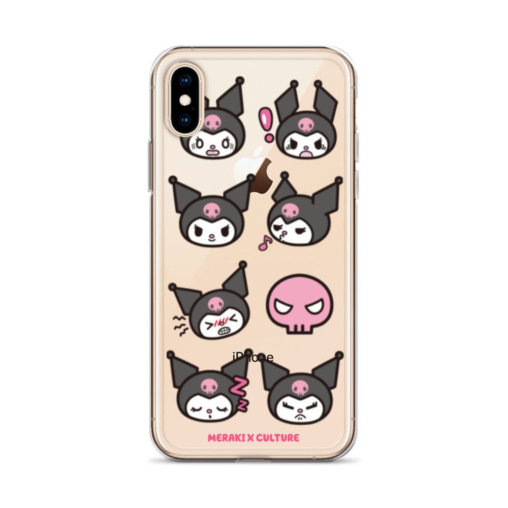 Kuromi Clear Phone Case