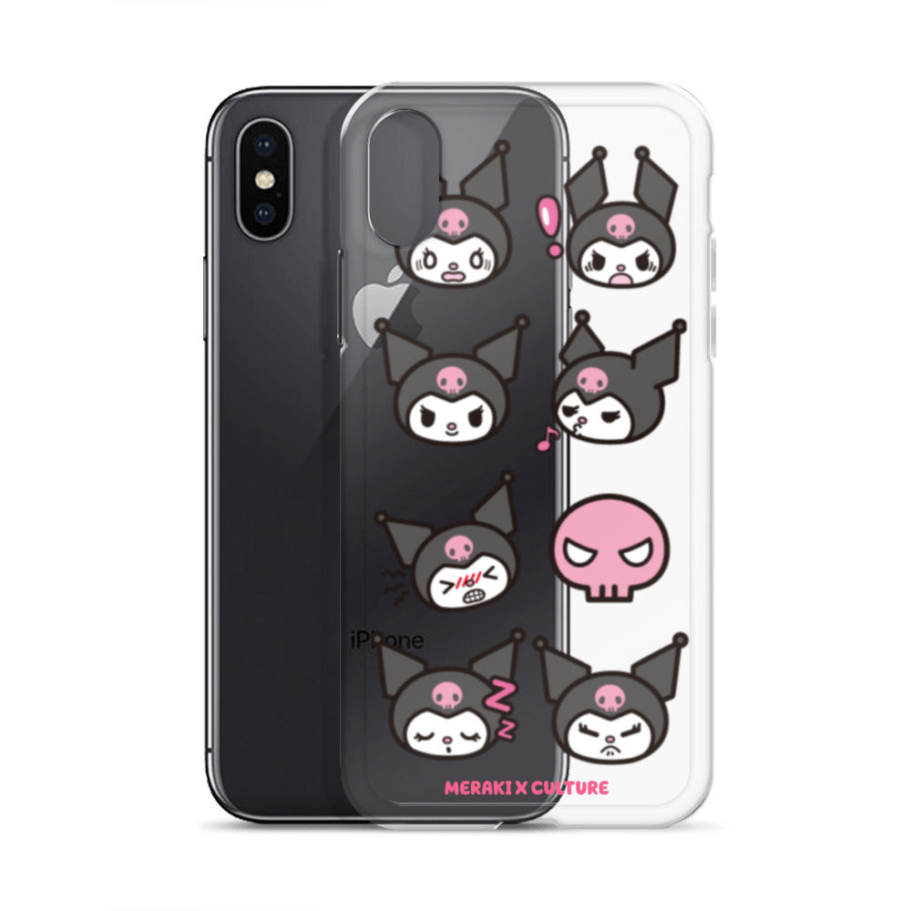 Kuromi Clear Phone Case