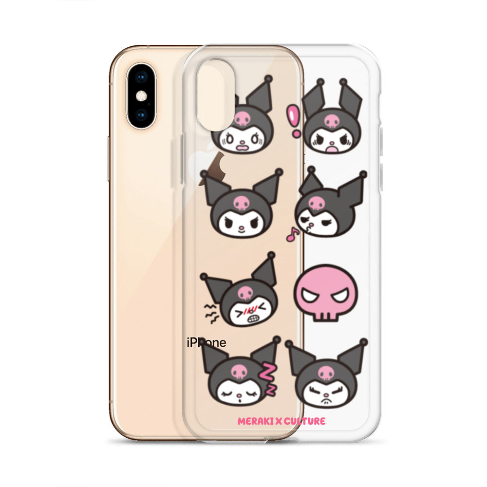 Kuromi Clear Phone Case