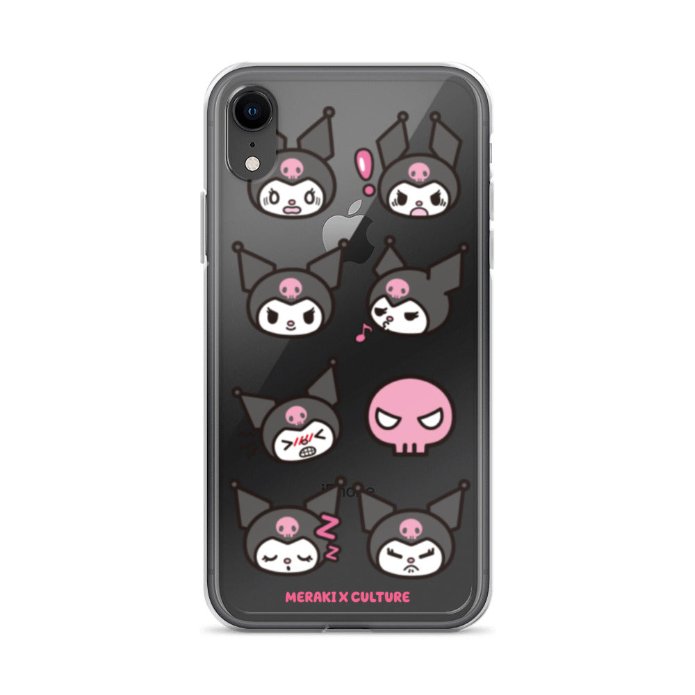 Kuromi Clear Phone Case