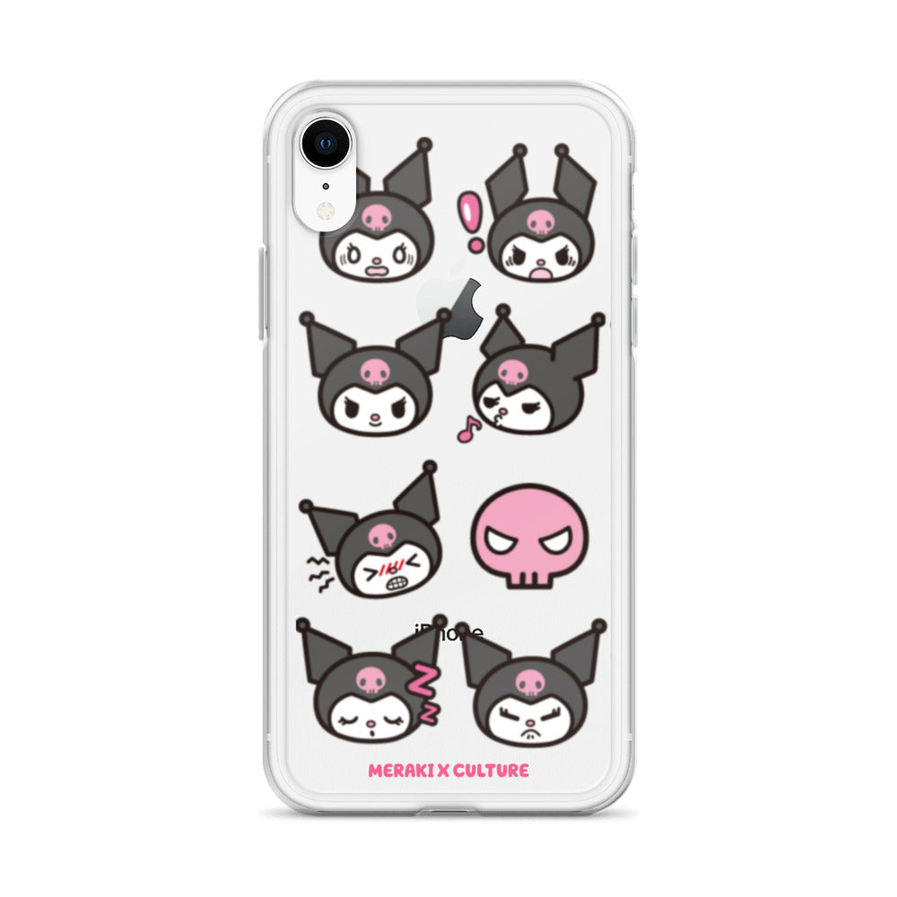 Kuromi Clear Phone Case