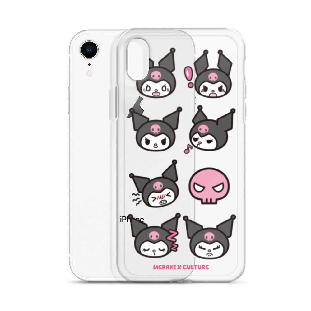 Kuromi Clear Phone Case