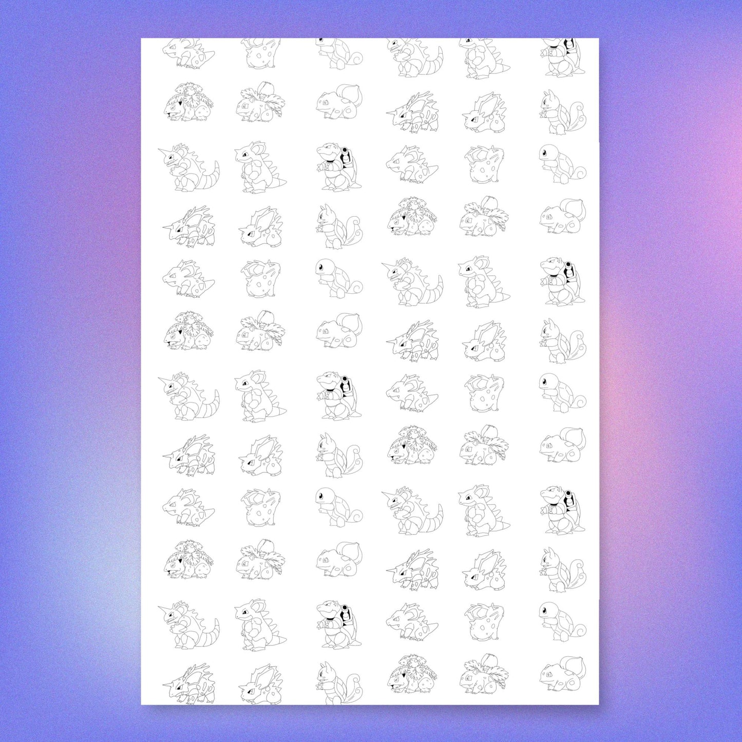 3 Pocket Monsters Wrapping paper sheets