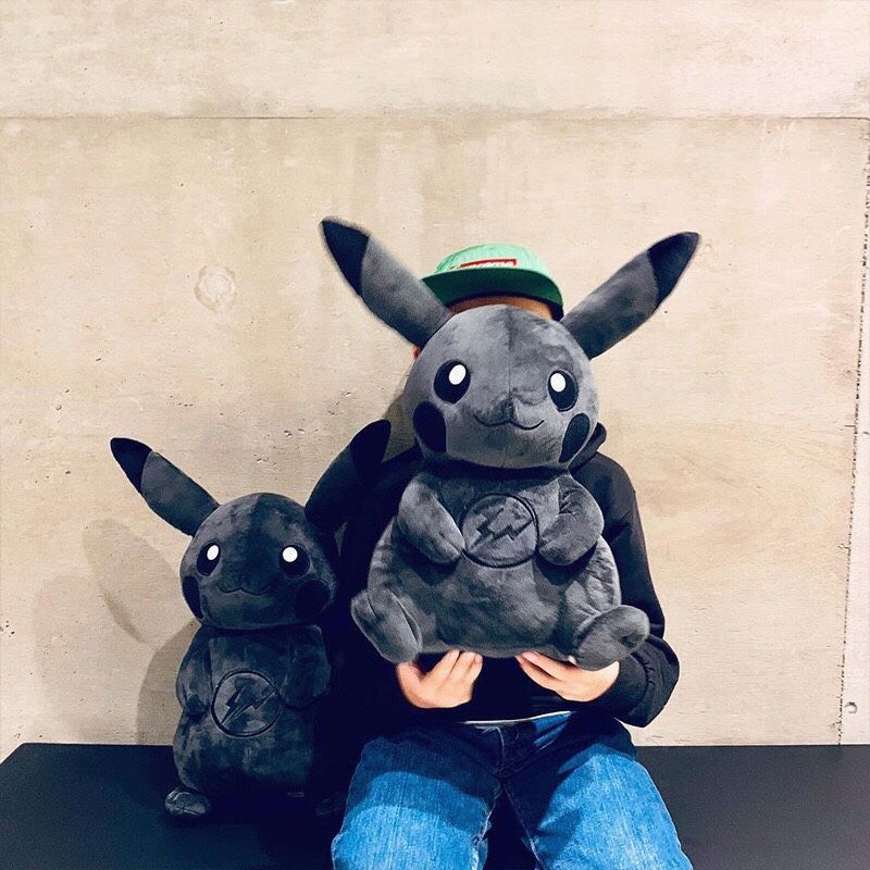 dark pikachu plush