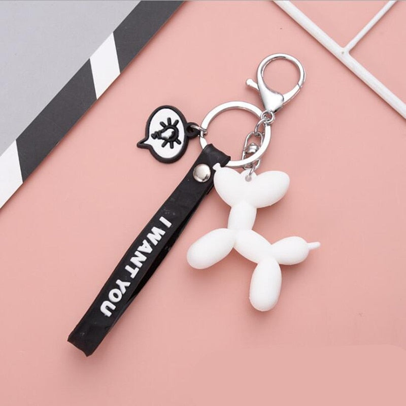 Balloon Dog Keychain