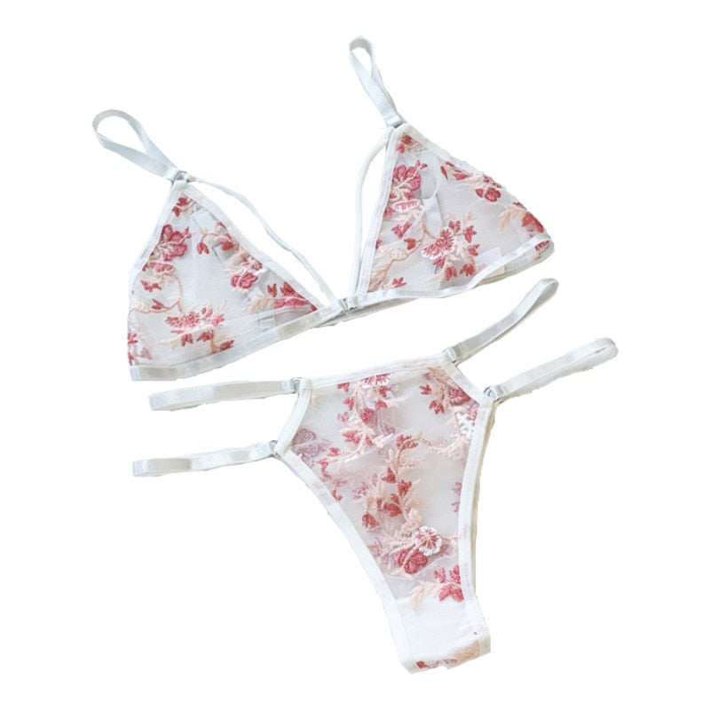 sakura blossom lingerie set