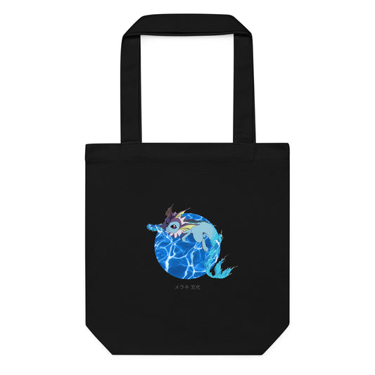 Aqua Fox Tote Bag